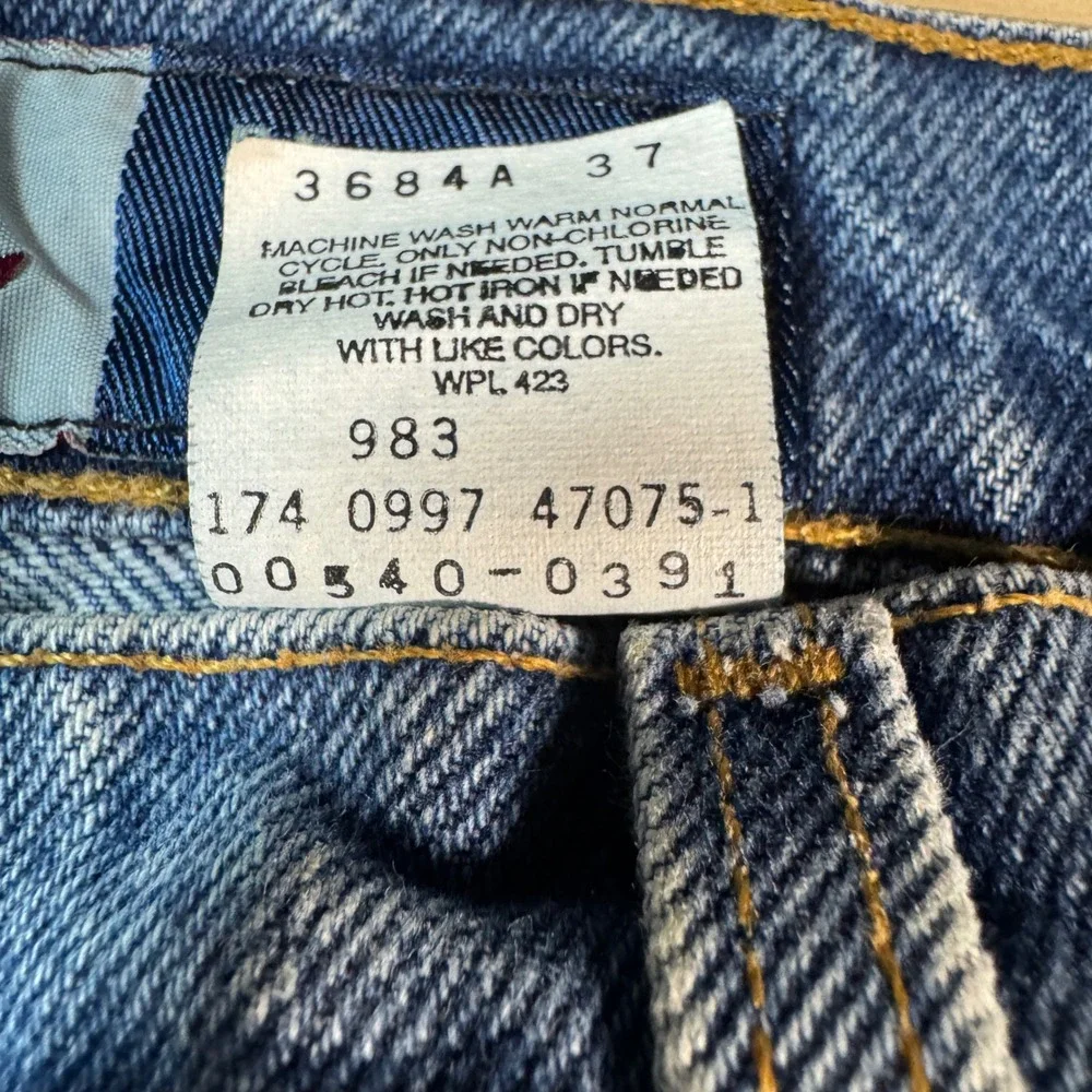 Vintage Brown Tab Levi 540 Relaxed Fit Jeans Mens 36x31 Blue Medium Wash Cotton